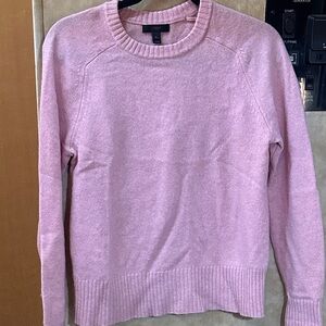 J. Crew Soft Pink Crew Neck Sweater